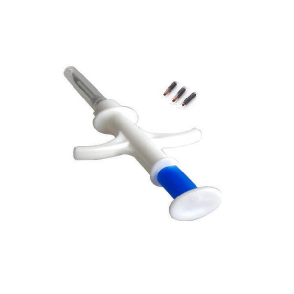 Chip dla zwierząt 134 kHz RFID EM4305 Mikrochip do śledzenia zwierząt z aplikatorem