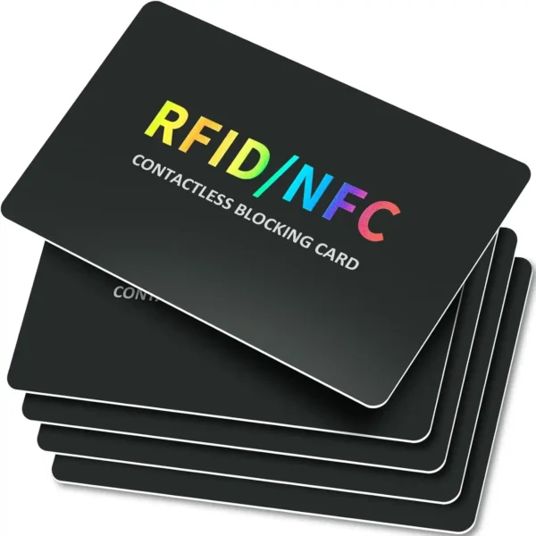 Karta ochronna na kartę kredytową z blokadą RFID