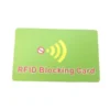 Karta ochronna na kartę kredytową z blokadą RFID