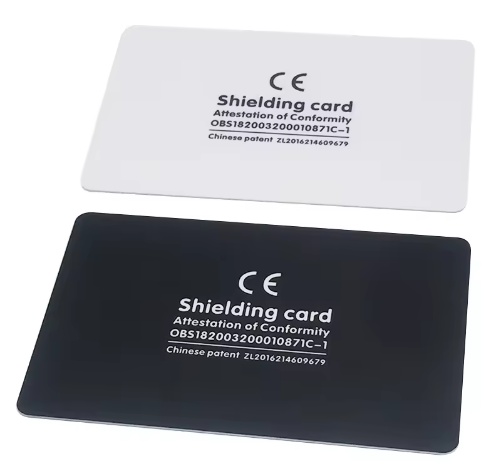 Karta zbliżeniowa NFC Bank z blokadą RFID i zabezpieczeniem przed kradzieżą