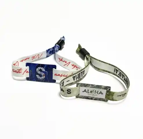 Niestandardowa tkana bransoletka NFC RFID na nadgarstek na festiwal