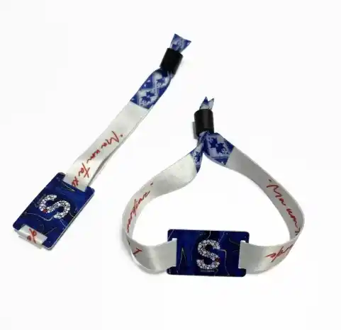 Niestandardowa tkana bransoletka NFC RFID na nadgarstek na festiwal