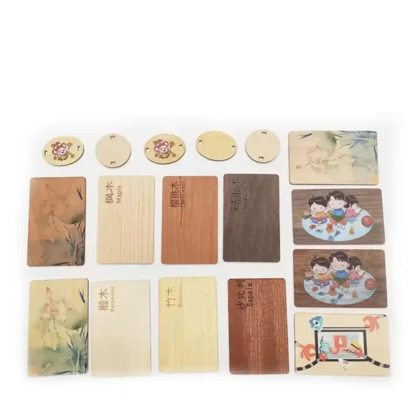 Spersonalizowana drewniana bambusowa karta hotelowa RFID