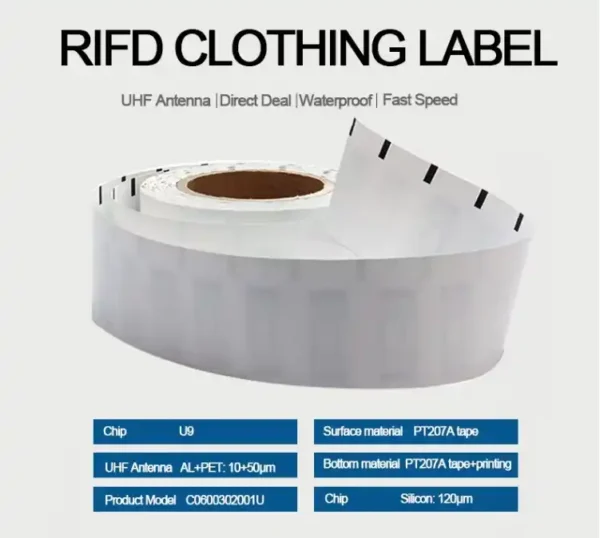 Etykiety do prania UHF RFID z nylonu tkanego