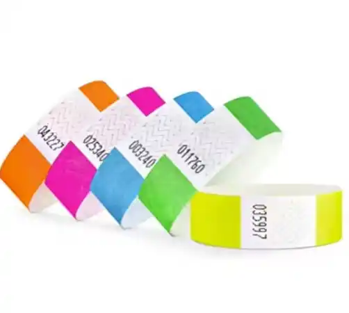 Bransoletki papierowe Tyvek RFID i opaska NFC na festiwal koncertowy