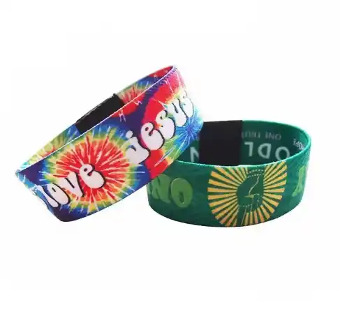 Bransoletka elastyczna RFID NFC NTAG213 z materiału do druku