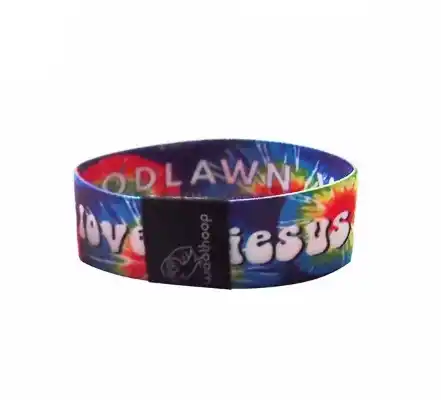 Bransoletka elastyczna RFID NFC NTAG213 z materiału do druku