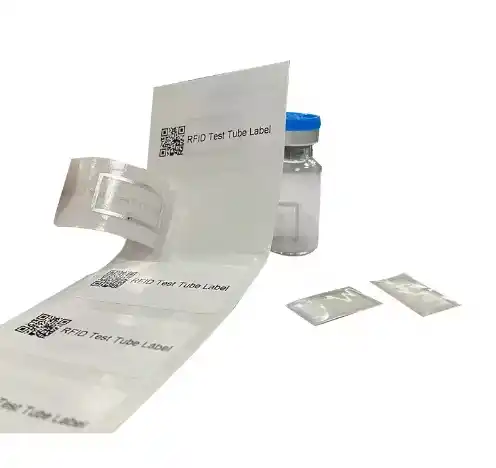 Etykiety medyczne UHF RFID do szklanych butelek do śledzenia